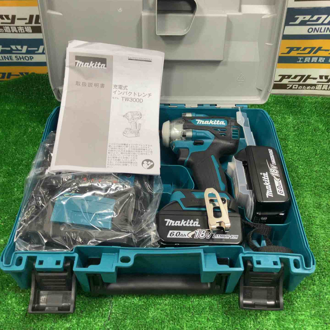 マキタ makita コードレス インパクトレンチ TW300DRGX 3台 バッテリー&充電器付 フルセット 純正 充電式 18V【草加店】