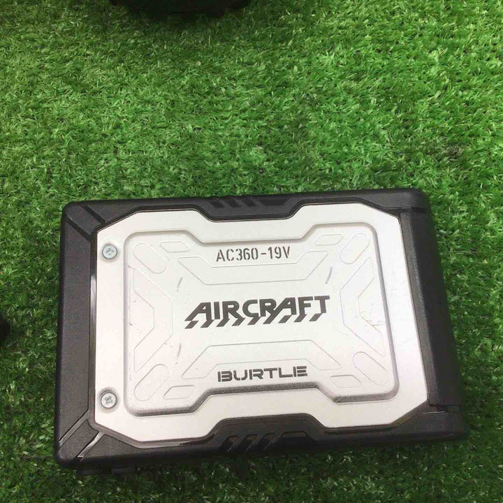 バートル (BURTLE) エアークラフト リチウムイオンバッテリー ブラック AC360-19V+AC370/371ファン  空調服用【富山店】●レコン