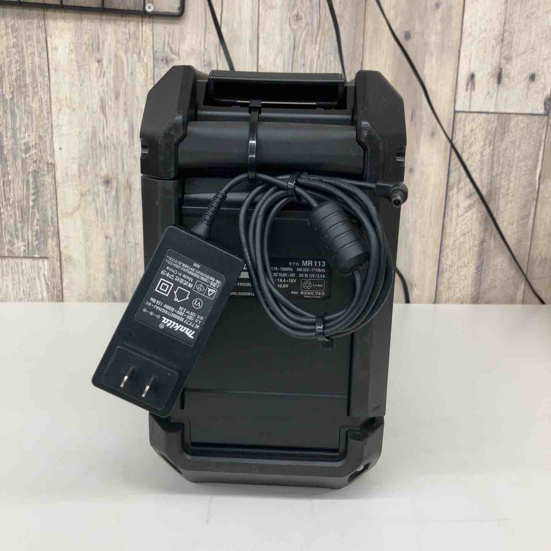 ★マキタ(makita)18V/14.4V/10.8V/100V コードレスラジオ MR113B 本体のみ【戸田店】