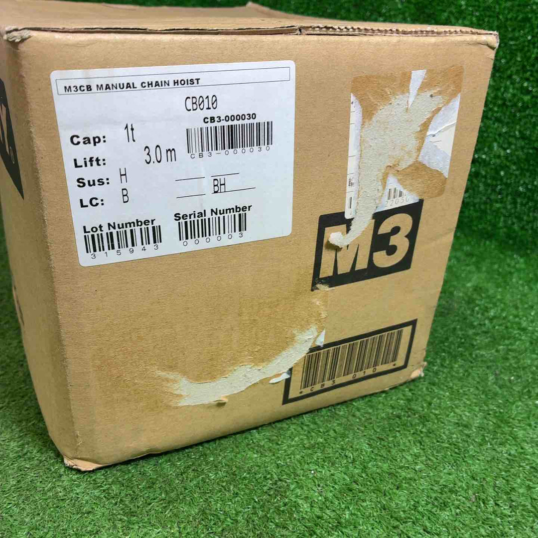 キトー(KITO) チェーンブロック M3形 1t CB010【藤沢店】