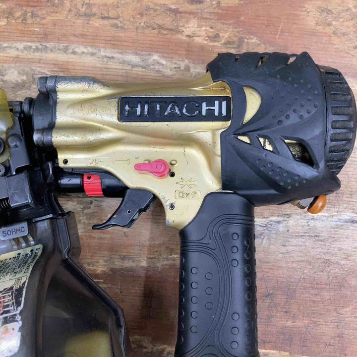 【中古品】★ハイコーキ(HIKOKI ※旧:日立工機) 高圧エア釘打ち機 NV50HMC 50mm【柏店】