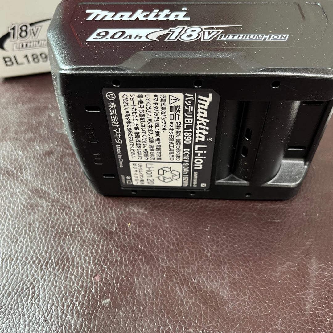 【未使用(店頭展示品)】★マキタ(makita) リチウムイオンバッテリー 18V/9.0Ah BL1890【東大和店】