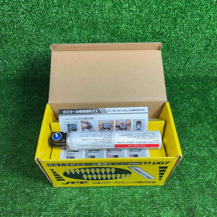 【未使用品】JPF UG3040 ハイグレードピン 40mm 1000本 FC-2R ガス缶付き【藤沢店】