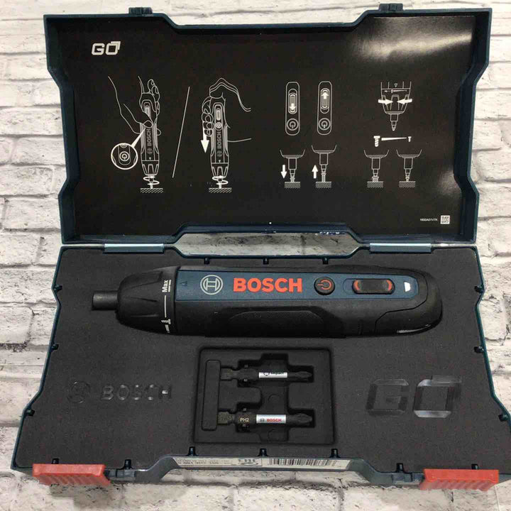 ◇ボッシュ(BOSCH) 3.6Vコードレスドライバー (ドライバービット・キャリングケース・充電コード付き)Bosch GO【川口店】