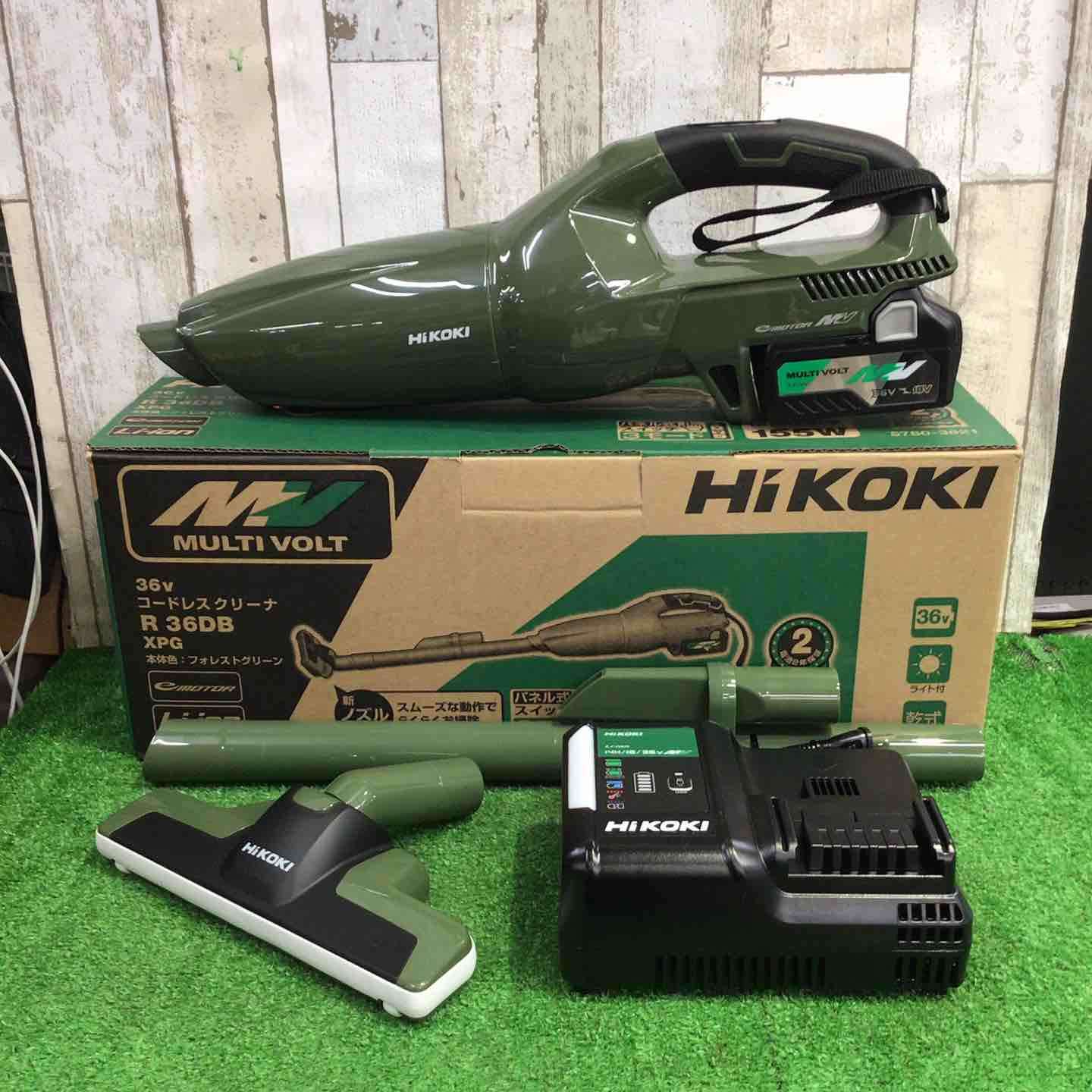 ★ハイコーキ(HIKOKI ※旧:日立工機) コードレスクリーナー R36DB(XPG)【町田店】 ☆ハイコーキ(HIKOKI ※旧:日立工機) コードレスクリーナー R36DB(XPG