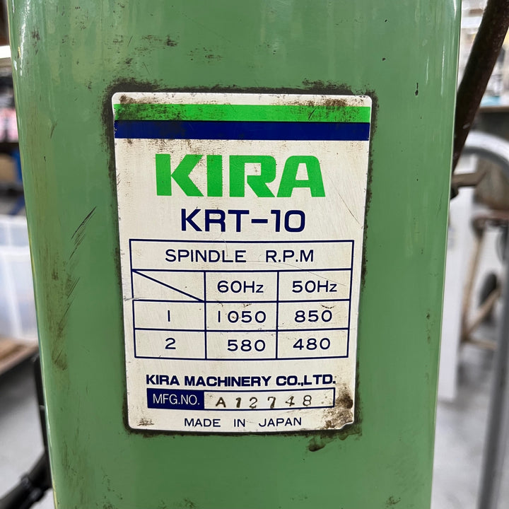 【店頭受取り限定】キラ(KIRA) 手動型タッピング盤 KRT-10 Vベルト損傷大【川口店】