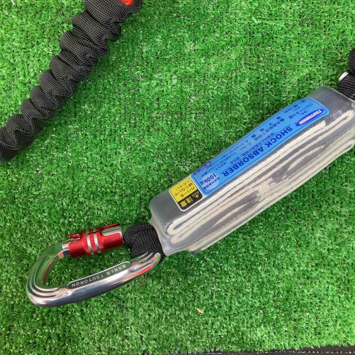 ◇ツヨロン(TSUYORON) フルハーネス用 ツインランヤード THL-2-NV93SV-21KS-BK-2R23-BX 新規格 墜落制止用器具【川越店】