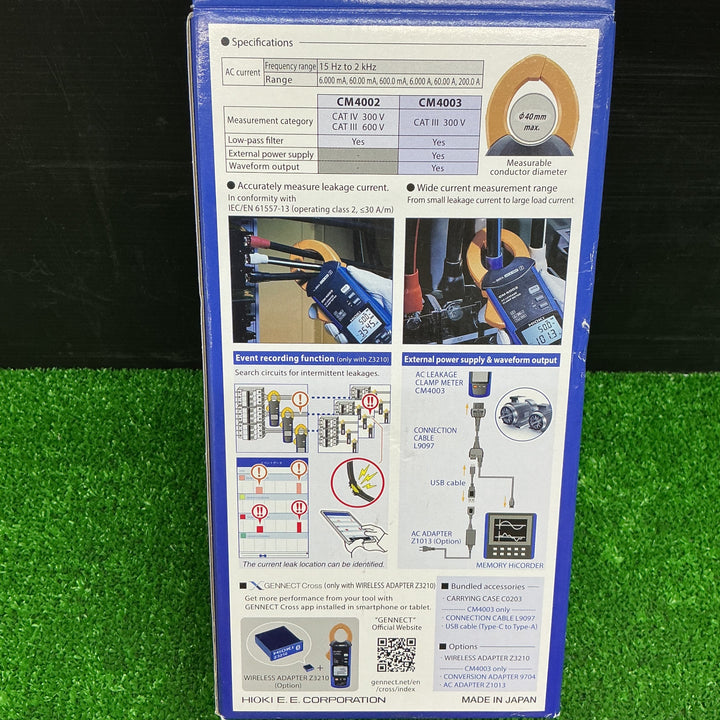 【未使用品】日置電機(HIOKI) ACリーククランプメータ CM4002【電材館越谷店】