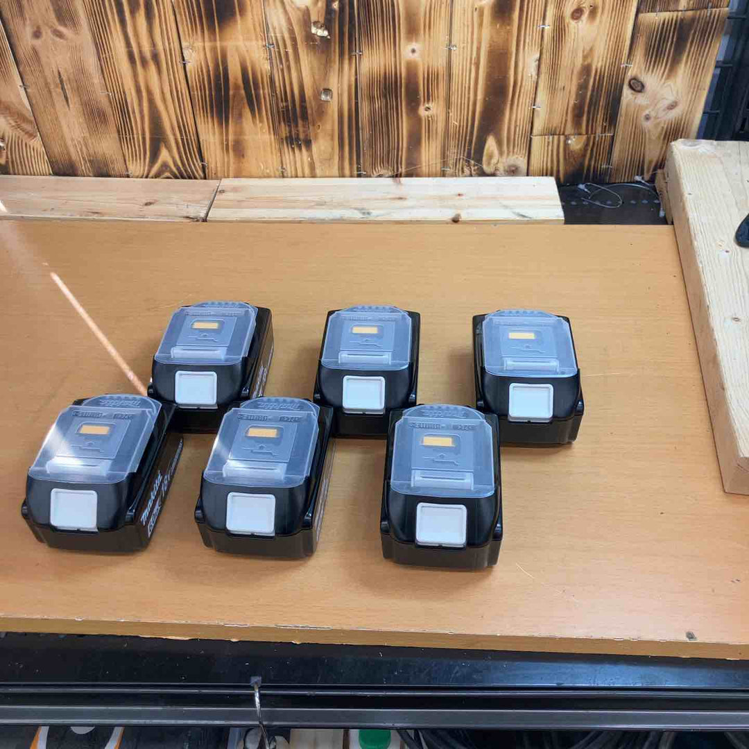 未使用品 純製品 マキタ(makita) リチウムイオンバッテリー 18V/6.0Ah BL1860B　6個セット!!【越谷店】