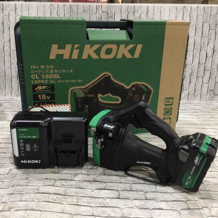 ★ハイコーキ(HIKOKI ※旧:日立工機) コードレス全ネジカッター CL18DSL(LXPKZ)【川口店】