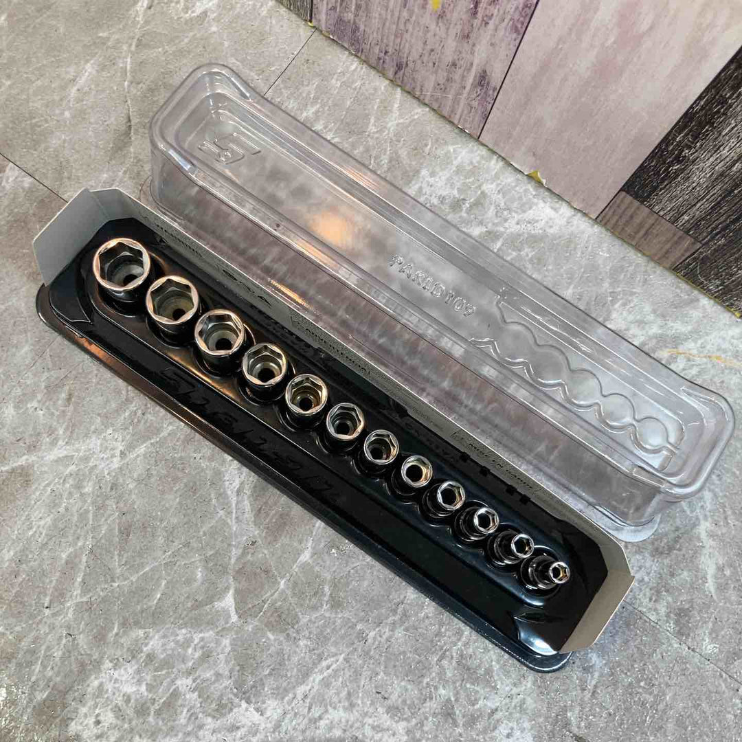 【中古品】snap-on/スナップオン　セミディープソケット　12ピースセット　1/4　112YTMMSY【八潮店】