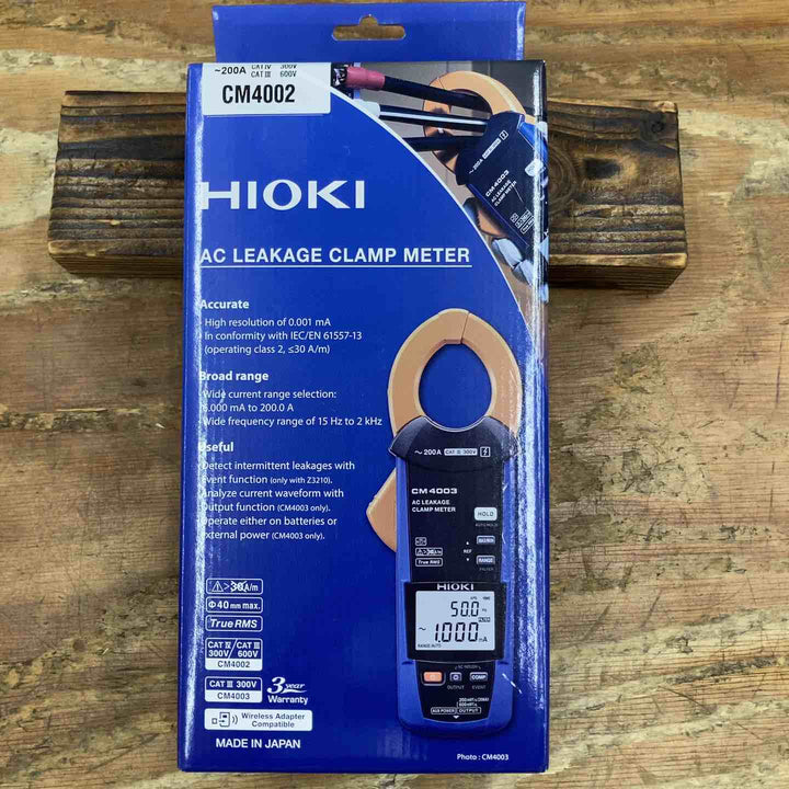 □HIOKI ACリーククランプメータ CM4002 未開封品【柏店】