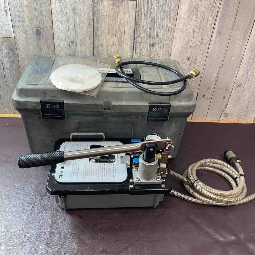 ジャンク品】 フジテコム 記録式水圧試験器 TR-15HC 【東大和店 