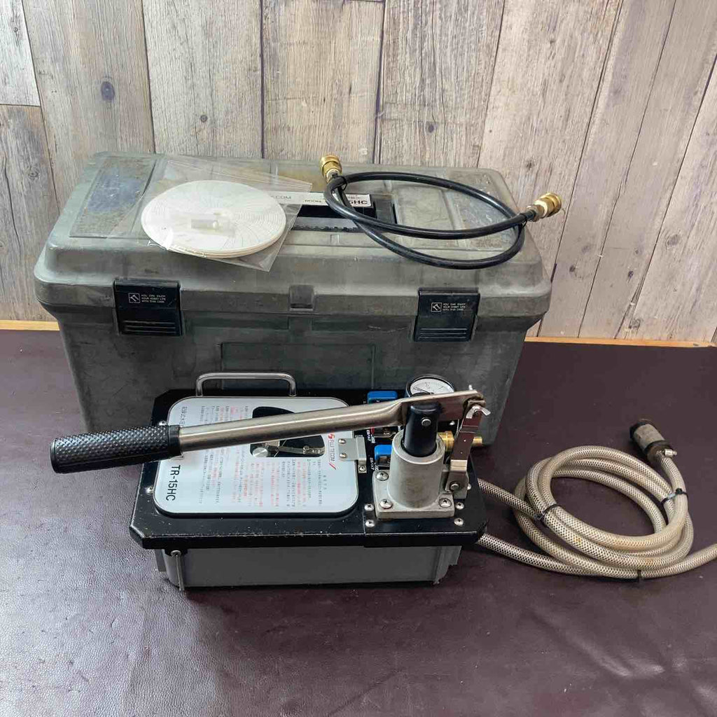 ジャンク品】 フジテコム 記録式水圧試験器 TR-15HC 【東大和店 