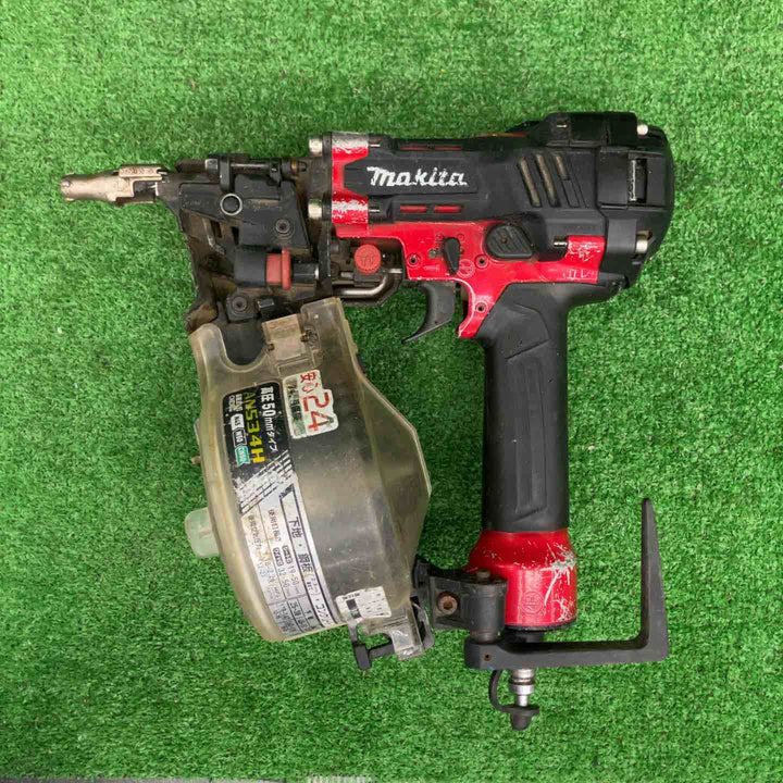 【中古】 マキタ makita 高圧 エア釘打ち機 AN534H 赤 N50対応 【桶川店】