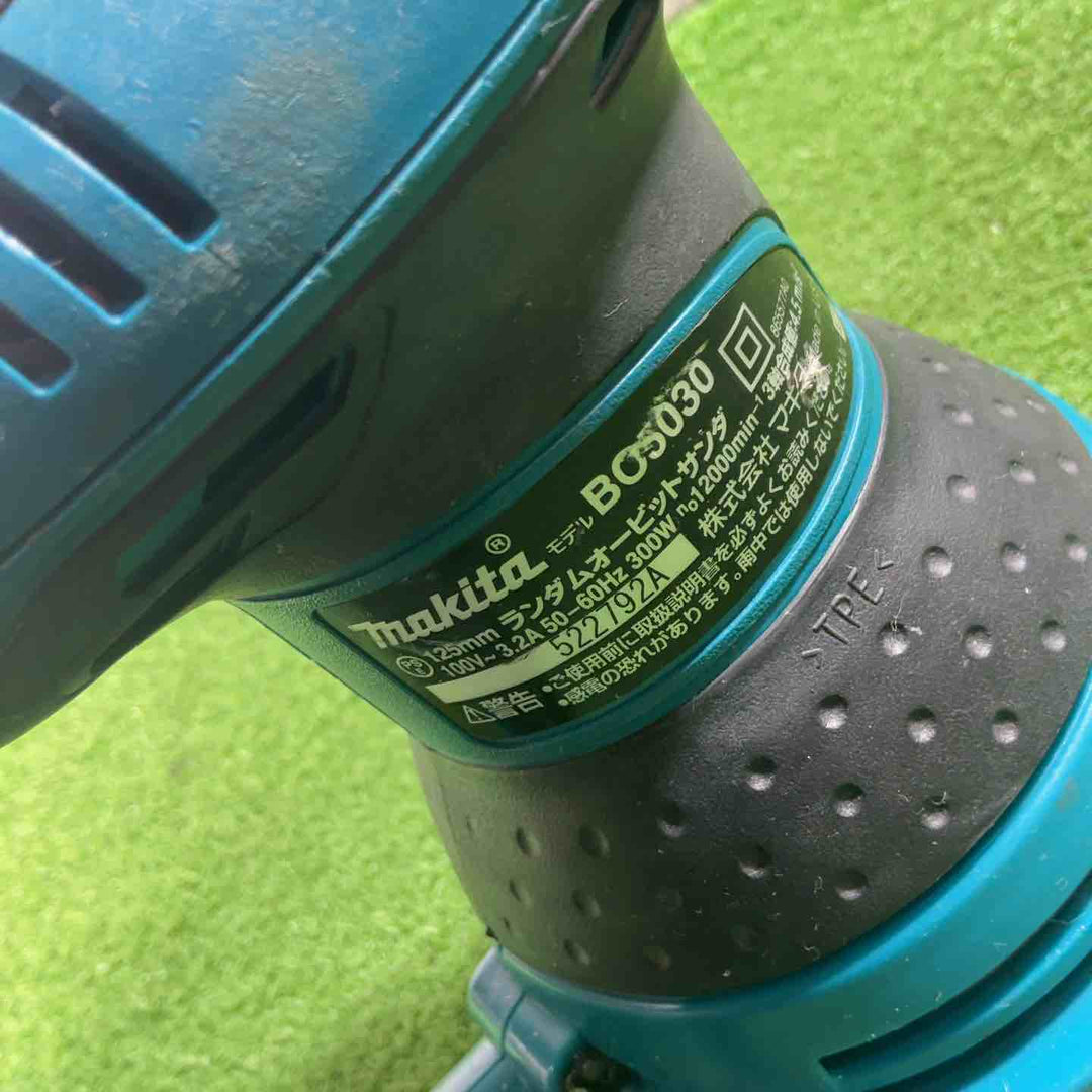 ☆マキタ(makita) ランダムオービットサンダ BO5030 100V 動作確認済【川口店】
