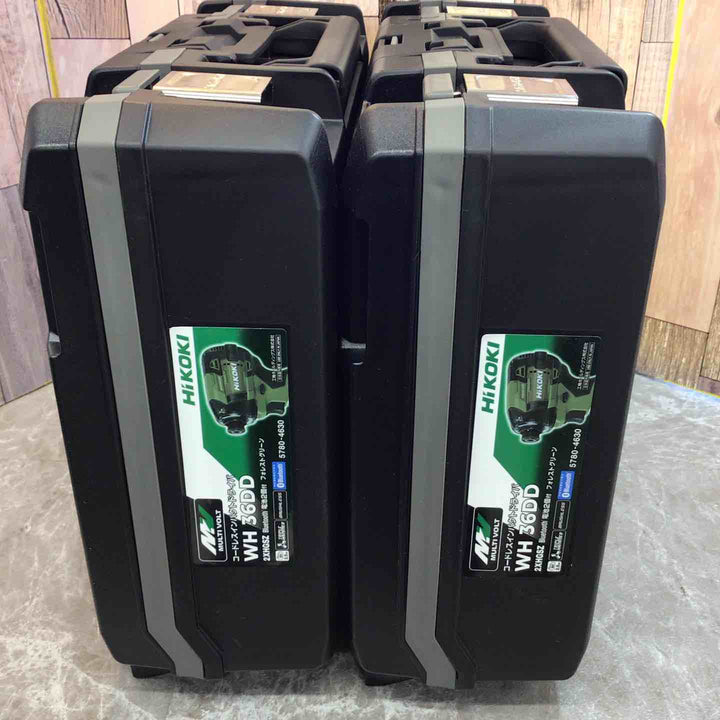 【未使用 2台セット】 ハイコーキ Hikoki フォレストグリーン 36V コードレスインパクトドライバ WH36DD(2XHGSZ)【八潮店】