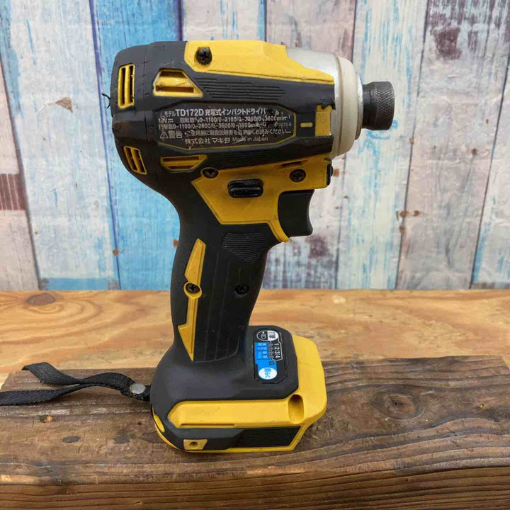 ★マキタ(makita) コードレスインパクトドライバー TD172DZFY 18V 本体のみ【柏店】