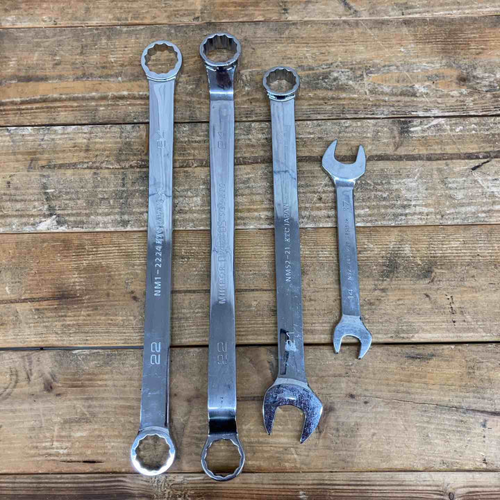 【中古品】 【まとめ売り】 ネプロス メガネレンチ スパナ NM1-2224、NMS2-21、NM5-2224、NS2-1417 4個セット 【東大和店】