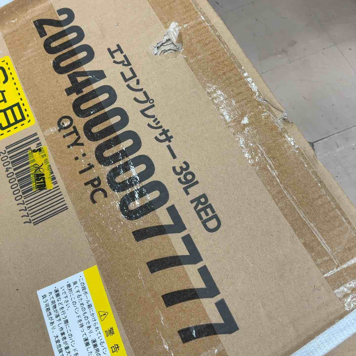 【店頭受取り限定】AP エアーコンプレッサー 39L RED【工具 DIY】【アストロプロダクツ】【草加店】