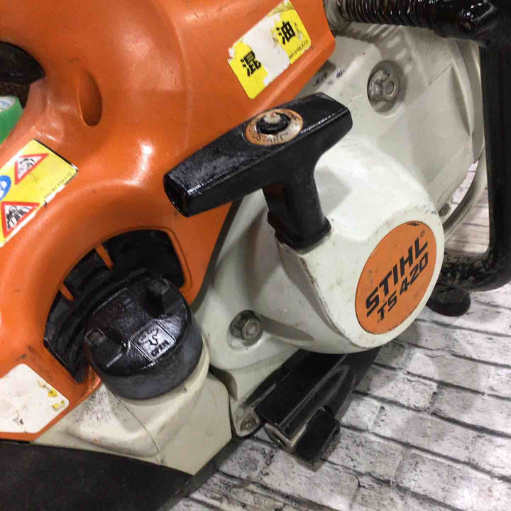◇STIHL(スチール) TS 420 コンパクトカットオフソー(14インチブレード)【川口店】