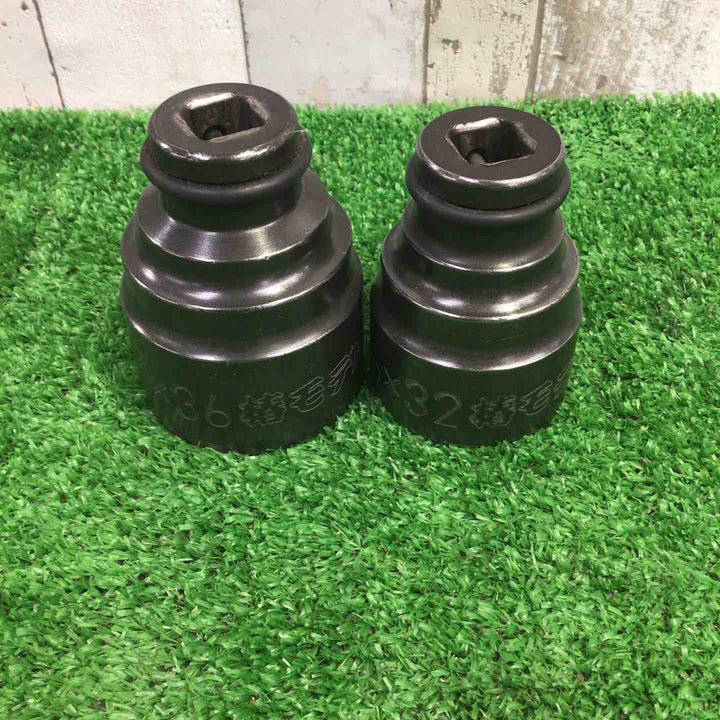 椿モデル 仮締用Wソケット 12.7 PWS-3632-12K PWS-4136-12Kセット【町田店】