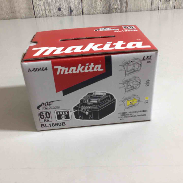 【未使用品】★マキタ(makita) リチウムイオンバッテリー 18V/6.0Ah BL1860B【戸田店】