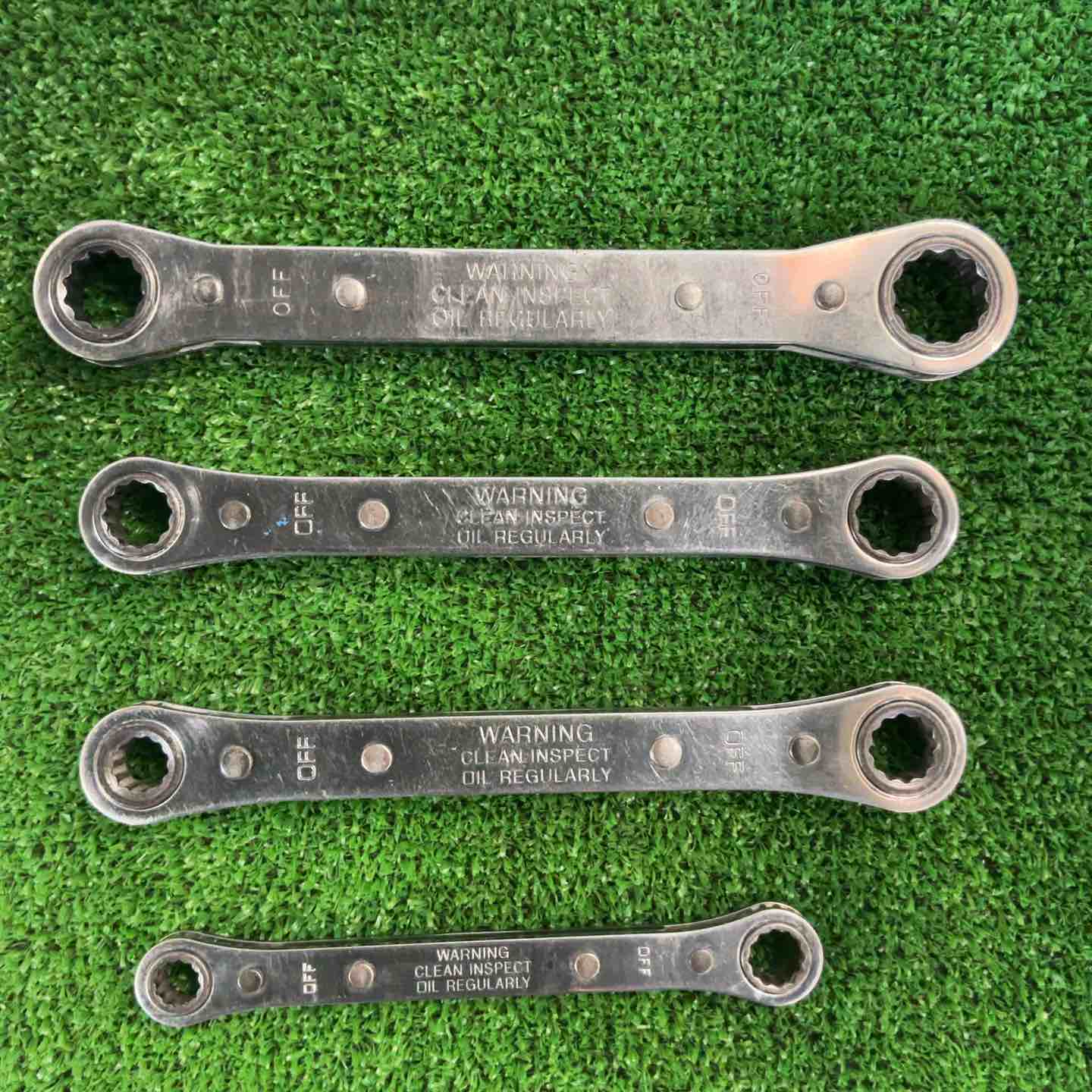 Snap-on ストレートメガネレンチ 4本セット スナップオン Snap-on 4本