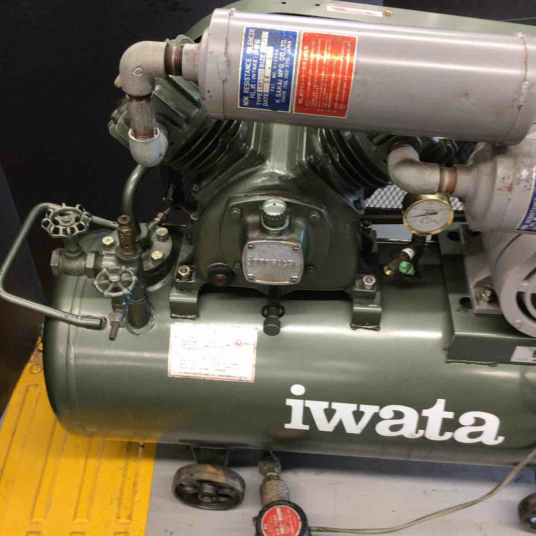 【店頭受取り限定】【165】iwata エアーコンプレッサ SP-22NBR ３馬力直結型【戸田店】