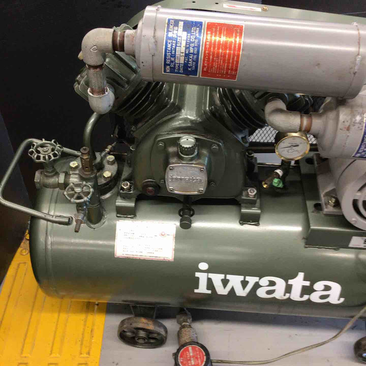 【店頭受取り限定】【165】iwata エアーコンプレッサ SP-22NBR ３馬力直結型【戸田店】