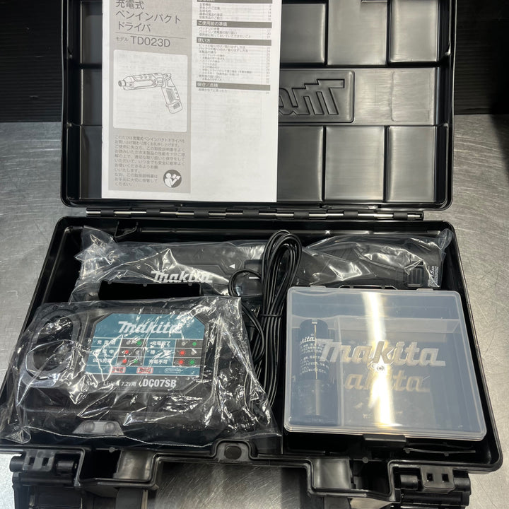 【未使用(店頭展示品)】★マキタ(makita) 7.2V コードレスペンインパクトドライバ TD023DSHXB【東大和店】