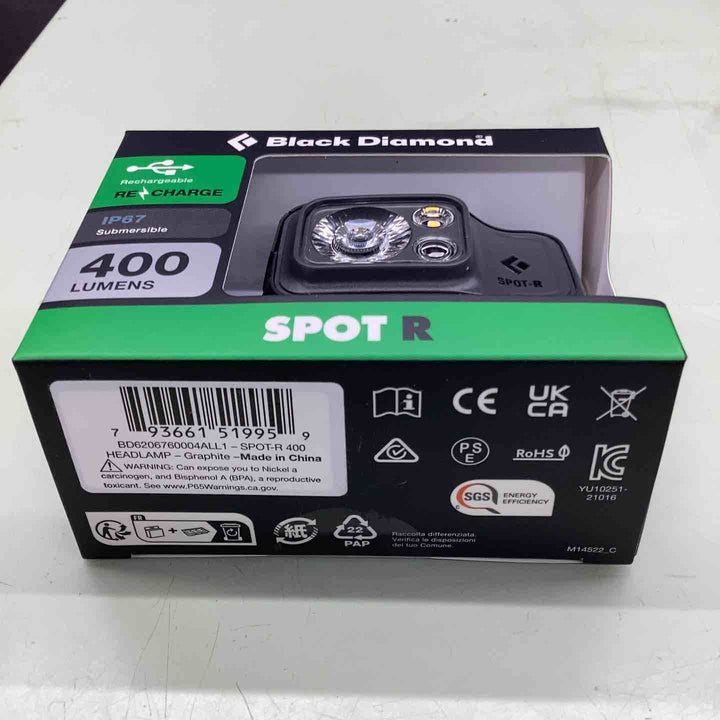 Black Diamond スポット400-R グラファイト【越谷店】