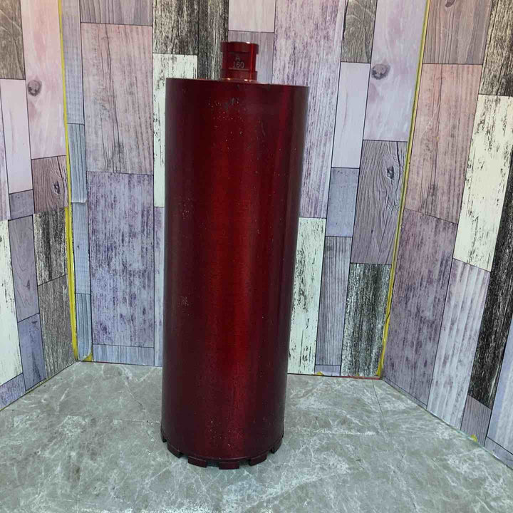 【未使用品】◇メーカー不明 ダイヤモンドコアビット Aロッド軸 160ｍｍ 全長約480ｍｍ【八潮店】