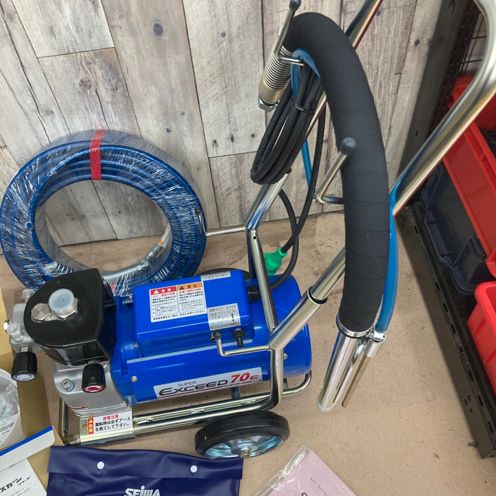 【中古美品/店頭受取り限定】◇精和産業(セイワ/SEIWA) エアレス塗装機 EXCEED70E スーパー70E【東大和店】
