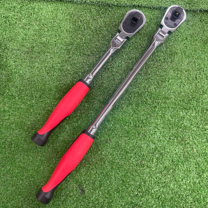 【美品中古・2本セット】 アストロ 3/8DR 90T フレックスラチェットハンドル 2本セット EV3801、EV3802 【桶川店】