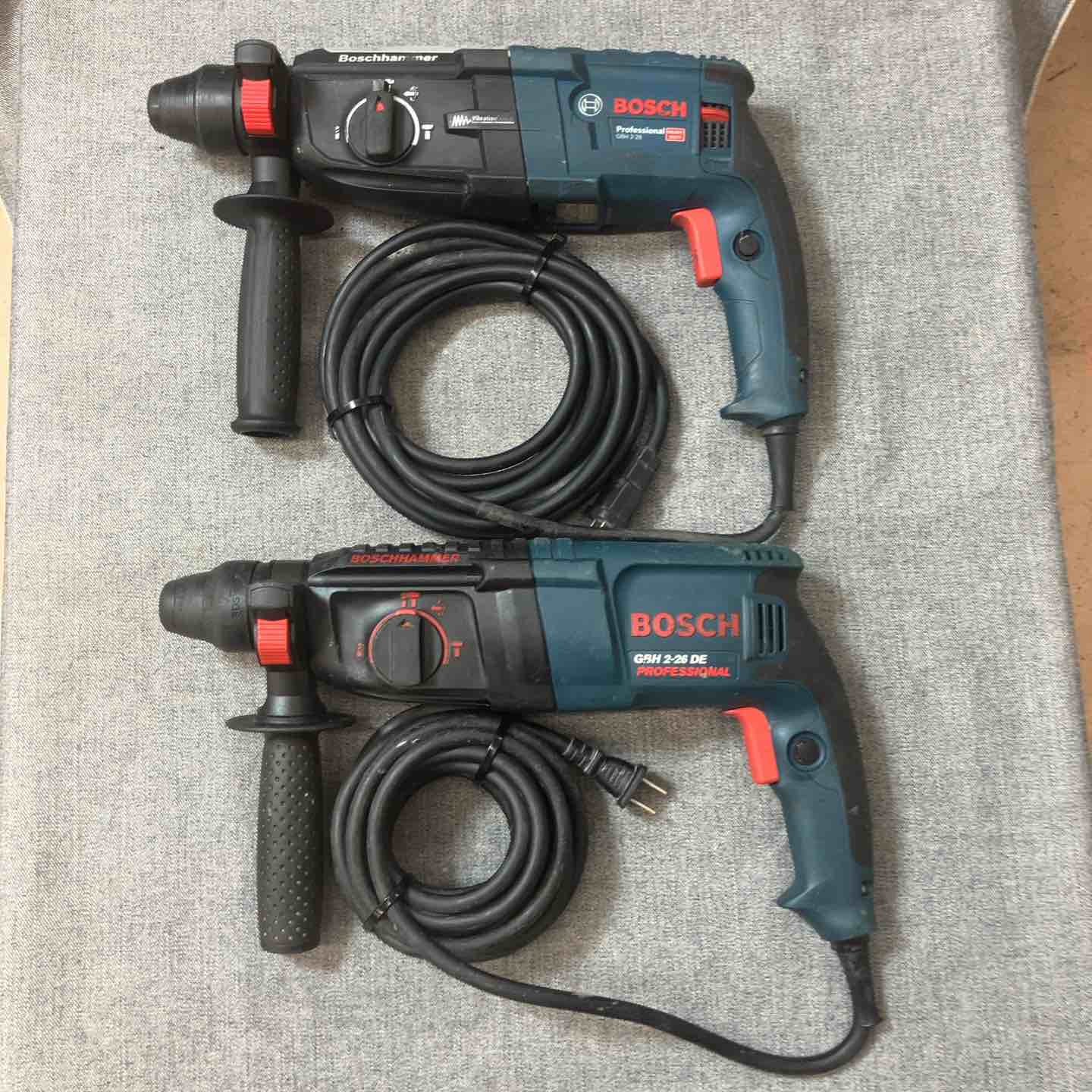中古品】 ボッシュ(BOSCH) ハンマドリル GBH2-26DE-GBH2-28 2台セット