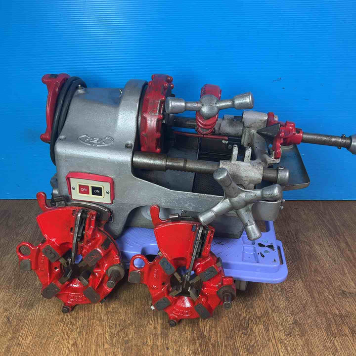 【店頭受取り限定】◇レッキス(REX) ねじ切り機 N50A3 N50AIII ダイヘッド付(1/2～3/4・1～2各1個)【岩槻店】
