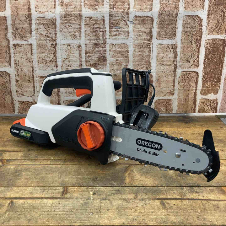 【中古】◇工進(KOSHIN) 18V 2.0Ah 充電式 チェンソー SCS-1820R バッテリー・充電器付【所沢店】