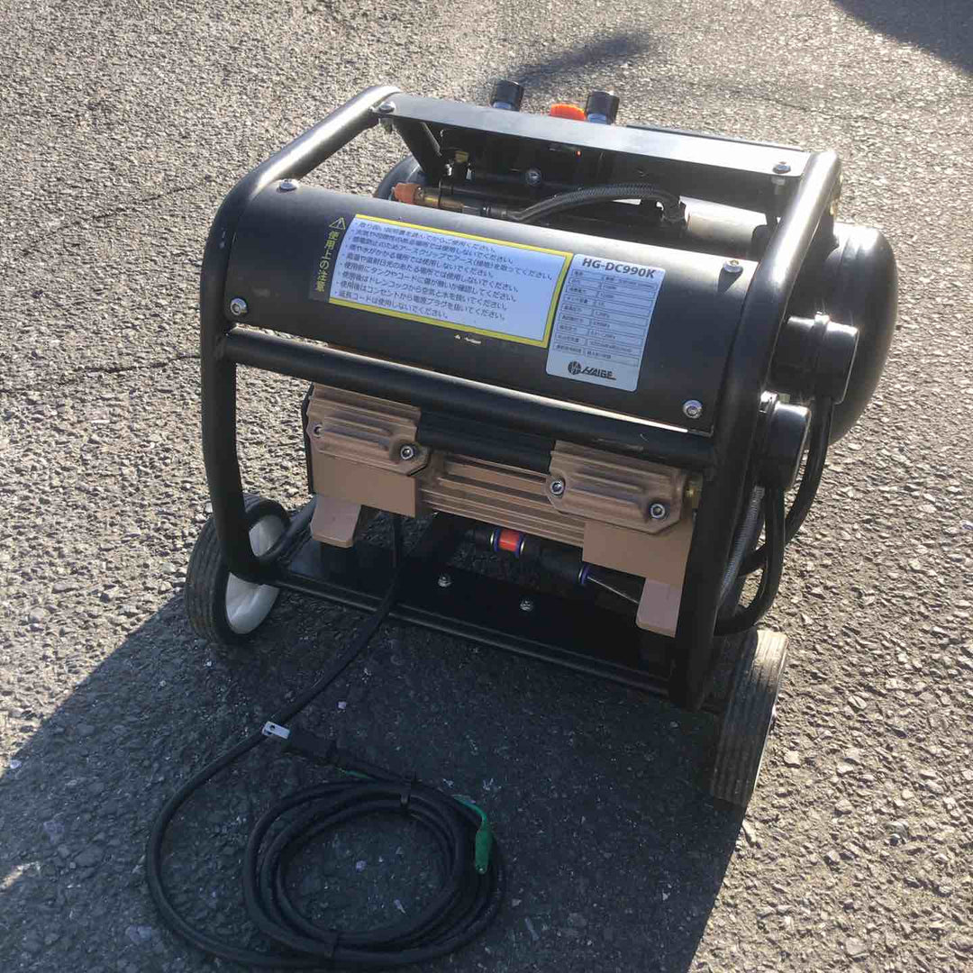 【店頭受取り限定】★ハイガー(HAIGE) 常圧専用エアコンプレッサ HG-DC990K【鴻巣店】