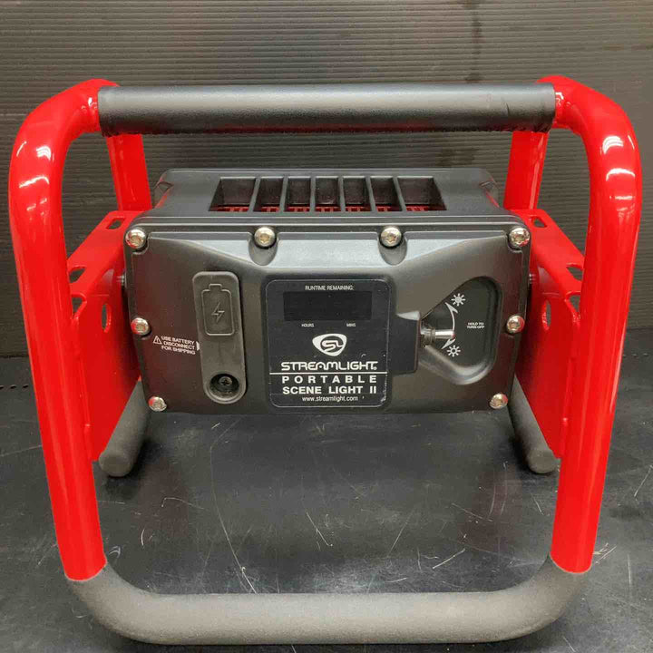 【421】ストリームライト(STREAMLIGHT) 46003 ポータブルシーンライトII 100V 赤 強力ライト【川越店】