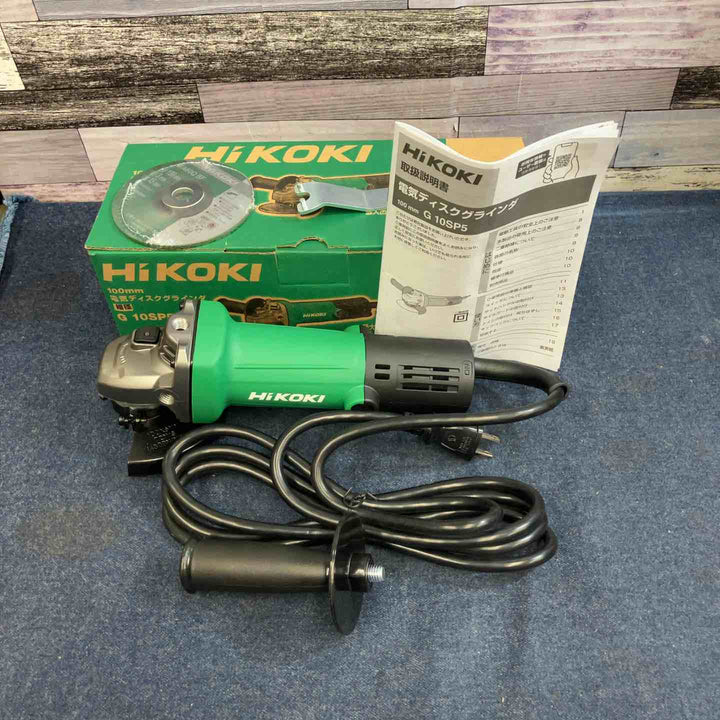 ◇ハイコーキ(HIKOKI ※旧:日立工機) 100mm ディスクグラインダー スナップスイッチタイプ G10SP5【八潮店】