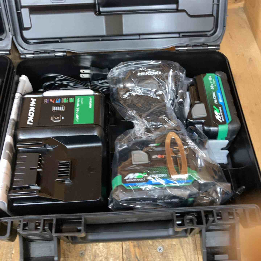 【特価】ハイコーキ(HIKOKI ※旧:日立工機) コードレスインパクトドライバー WH36DC(2XPSZ)(B) 2台セット WH36DC(2XPBSZ)【所沢店】
