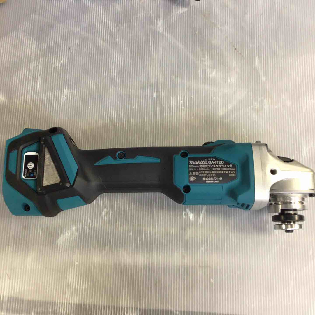★マキタ(makita) 100mmコードレスディスクグラインダ GA412DZ【草加店】