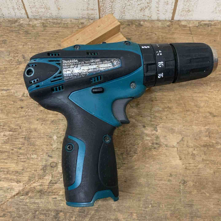 【中古品】◇マキタ(makita) コードレス震動ドライバドリル HP330DWX 10.8V 差し込み式 フルセット【柏店】