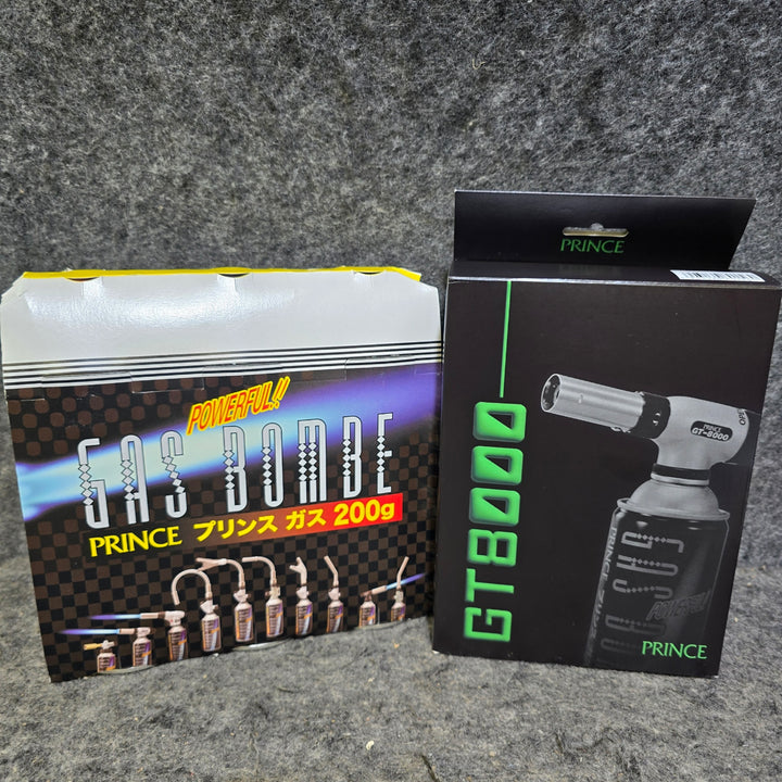 【未使用品】プリンス ガストーチ GT-8000+ガスボンベ 3本【桶川店】