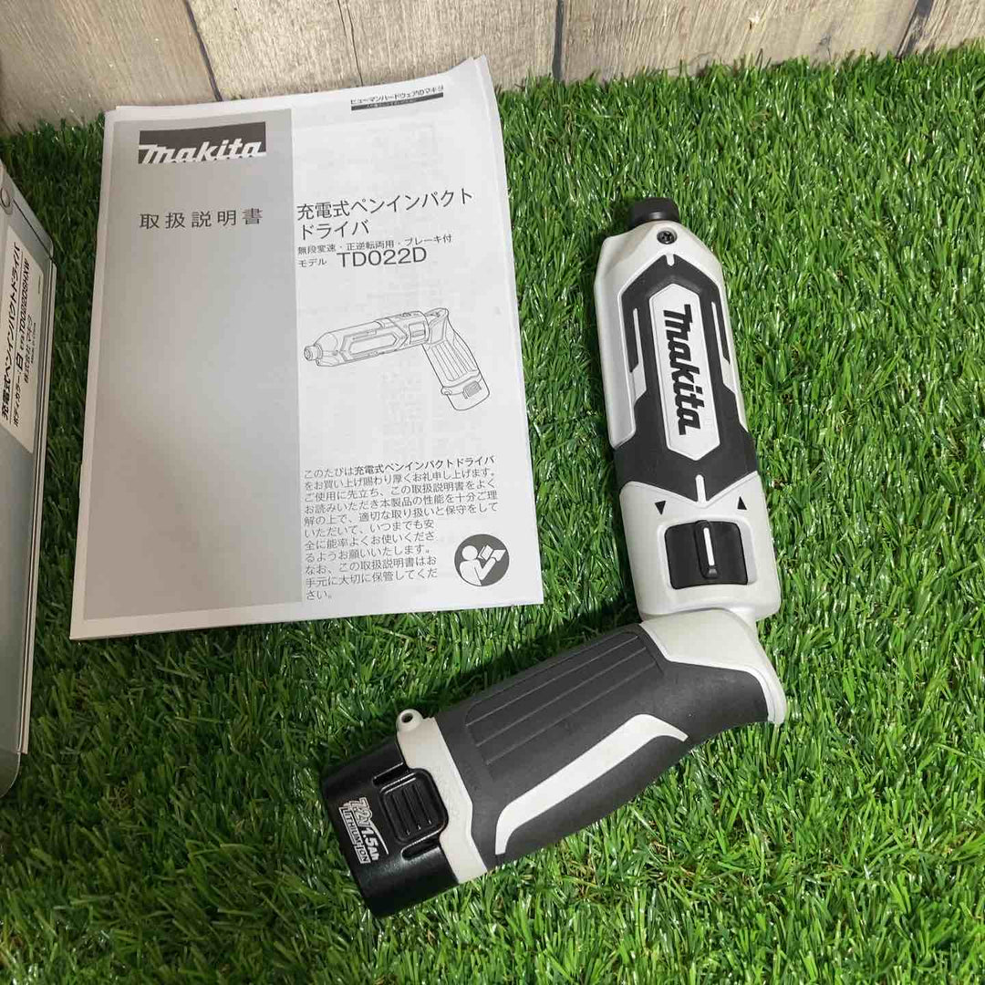 ★マキタ(makita)10.8Vコードレスペンインパクトドライバー TD022DSHXW【戸田店】