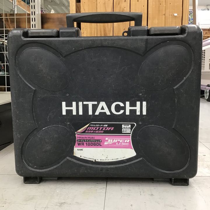 【中古品】 ハイコーキ/HIKOKI ※旧:日立工機 コードレスインパクトレンチ WR18DBDL(NN) 【鴻巣店】