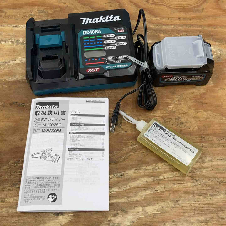 ★マキタ(makita)40Vmax 100mmコードレスチェンソー MUC028GRD【柏店】