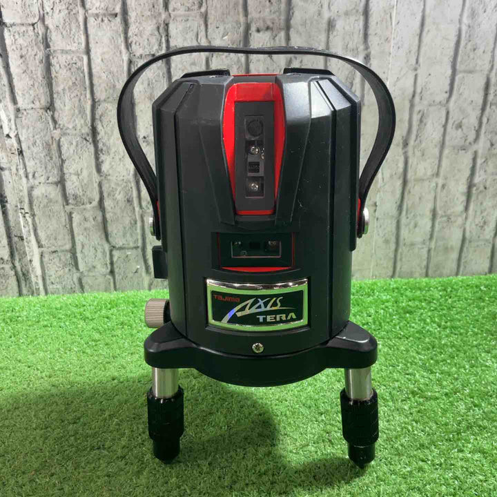 ◇タジマ(TAJIMA) レーザー墨出し器 AXIS TERA テラ KYR 10m 矩・横・両縦 AXT-KYR 動作確認済【川口店】