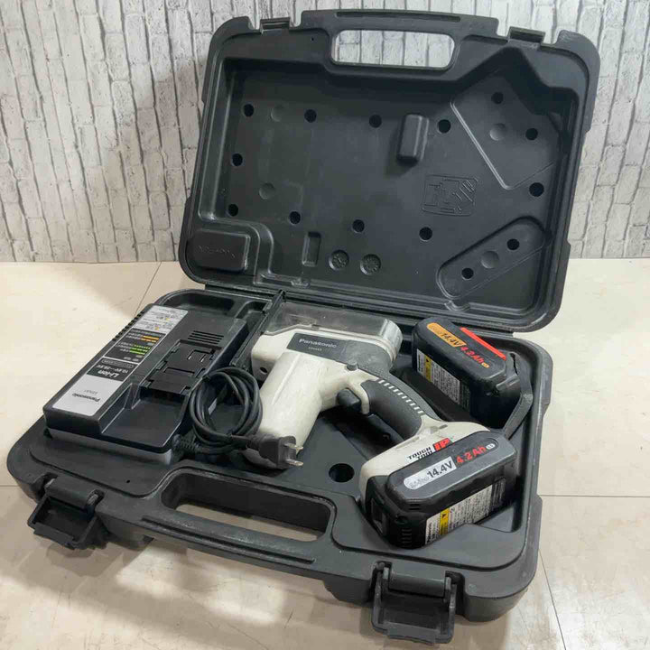 ◇パナソニック(Panasonic) コードレス角穴カッター EZ4543LS2S-B 14.4V 動作確認済み【川口店】